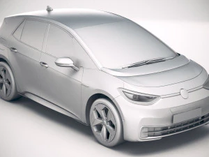 Volkswagen ID3 2020 3D Model