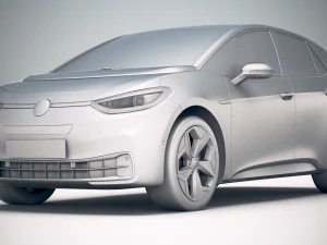Volkswagen ID3 2020 3D Model