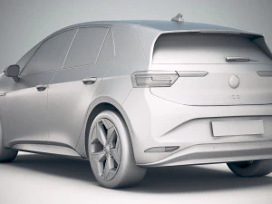 Volkswagen ID3 2020 3D Model