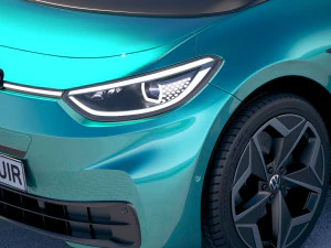 Volkswagen ID3 2020 vray 3D Model