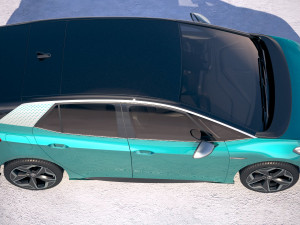 Volkswagen ID3 2020 vray Modelo 3D
