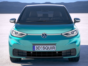 Volkswagen ID3 2020 vray Modelo 3D
