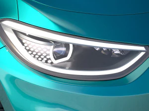 Volkswagen ID3 2020 vray 3D Model