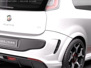 Fiat Punto Abarth 2011 Modello 3D