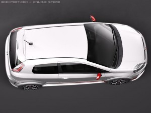 Fiat Punto Abarth 2011 Modello 3D