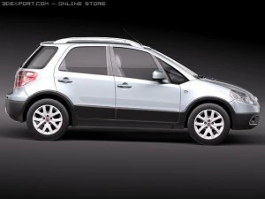Fiat Sedici 2011 SUV 3D Model