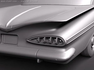 Chevrolet Impala 1959 Coupe 3D Model