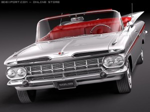 Chevrolet Impala Convertible 1959 Modèle 3D