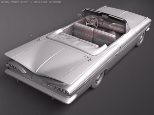 Chevrolet Impala Convertible 1959 Modèle 3D