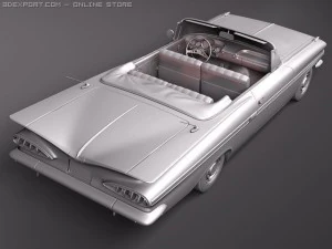 Chevrolet Impala Convertible 1959 3D Model