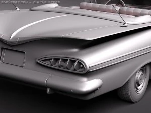 Chevrolet Impala Convertible 1959 3D Model
