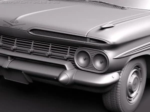 Chevrolet Impala Convertible 1959 3D Model