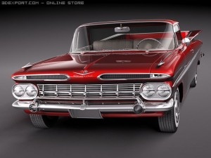 Chevrolet El Camino 1959 3D Model