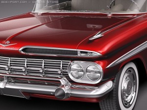 Chevrolet El Camino 1959 3D Model