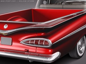 Chevrolet El Camino 1959 3D Model