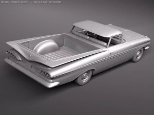 Chevrolet El Camino 1959 3D Model