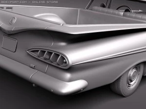 Chevrolet El Camino 1959 3D Model