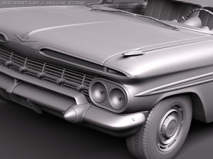 Chevrolet El Camino 1959 3D Model