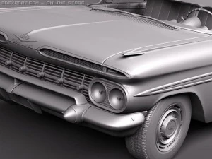 Chevrolet El Camino 1959 3D Model