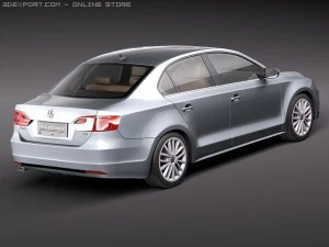 Volkswagen Jetta 2011 3D Model