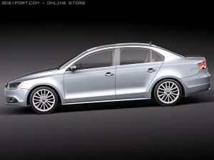 Volkswagen Jetta 2011 3D Model