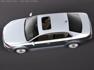 Volkswagen Jetta 2011 3D Model