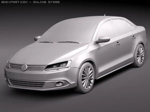 Volkswagen Jetta 2011 3D Model