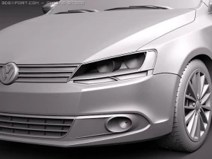 Volkswagen Jetta 2011 3D Model