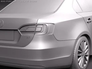 Volkswagen Jetta 2011 3D Model