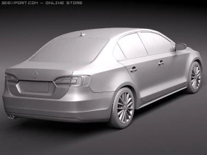 Volkswagen Jetta 2011 3D Model