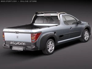 Peugeot Hoggar Truck 2011 3D Model