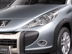 Peugeot Hoggar Truck 2011 3D Model