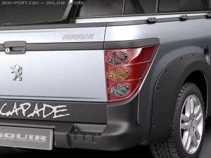 Peugeot Hoggar Truck 2011 3D मॉडल