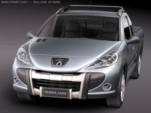 Peugeot Hoggar Truck 2011 3D Model
