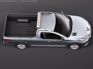 Peugeot Hoggar Truck 2011 3D मॉडल