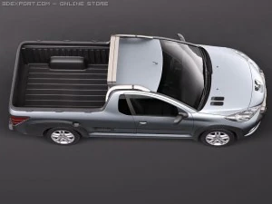 Peugeot Hoggar Truck 2011 3D Model