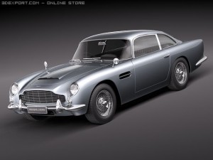 Aston Martin DB5 1963 3D Model