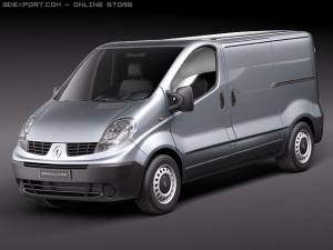 Renault Trafic 2010 3D मॉडल