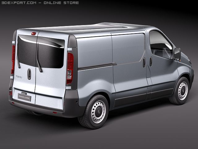 Íntimo Faringe opción renault trafic 2010 3D Model in Van and Minivan 3DExport