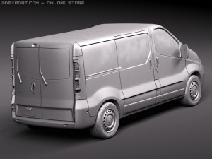 Renault Trafic 2010 Modelo 3D