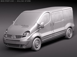 Renault Trafic 2010 Modelo 3D