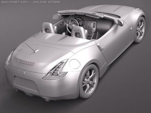 Nissan 370Z Roadster 3D Modell