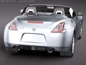 Nissan 370Z Roadster 3D Modell