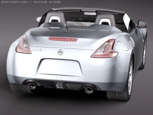 Nissan 370Z Roadster 3D Model