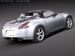 Nissan 370Z Roadster 3D Modell