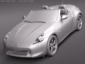 Nissan 370Z Roadster 3D Modell