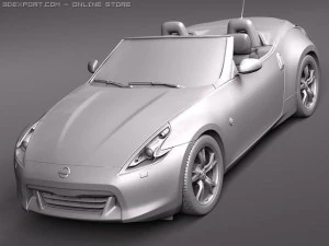 Nissan 370Z Roadster 3D Model
