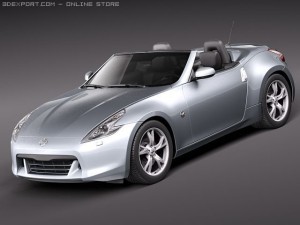 Nissan 370Z Roadster 3D मॉडल
