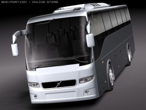 Volvo 9700 Bus Coach Modelo 3D