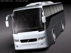 Volvo 9700 Bus Coach 3D Model